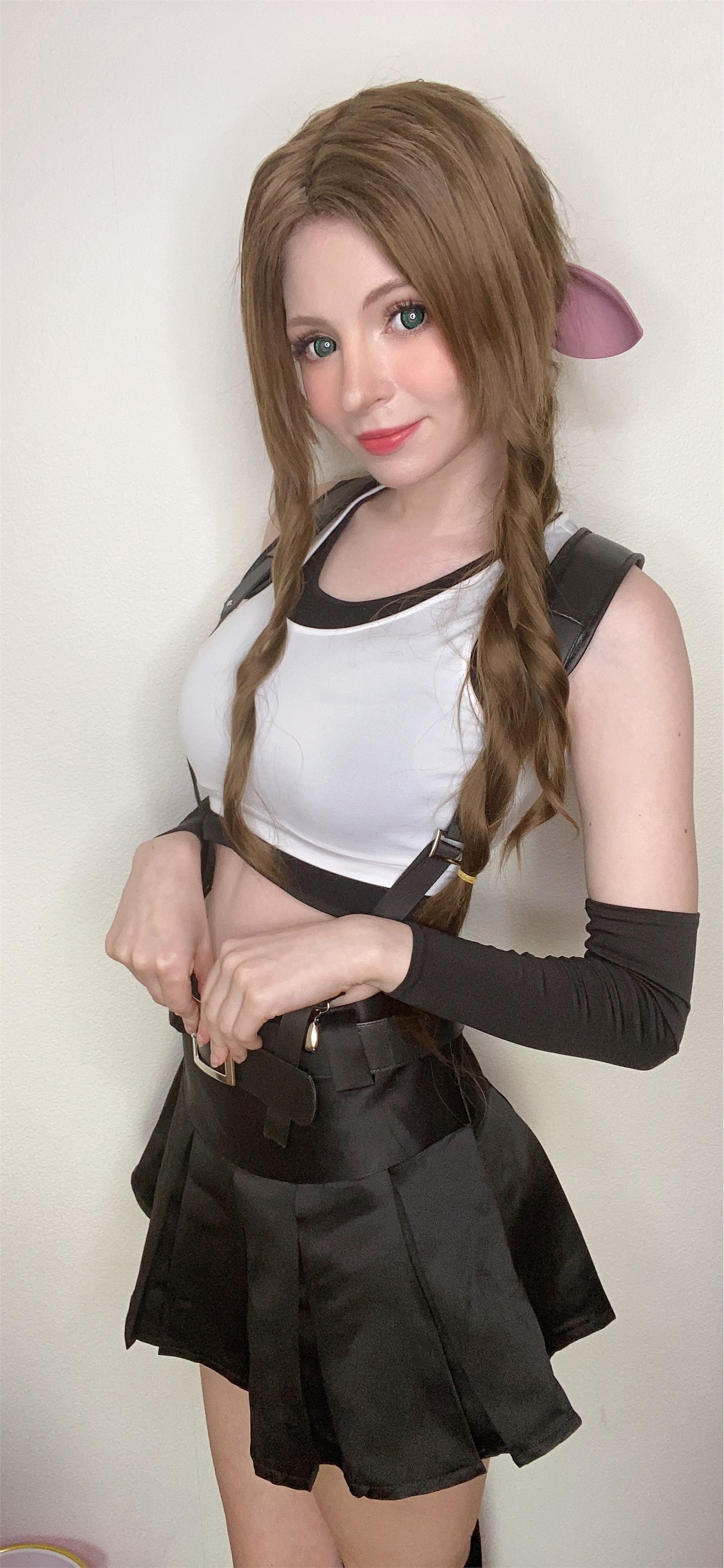 cos Peach milky - Aerith Tifa Swap(26)